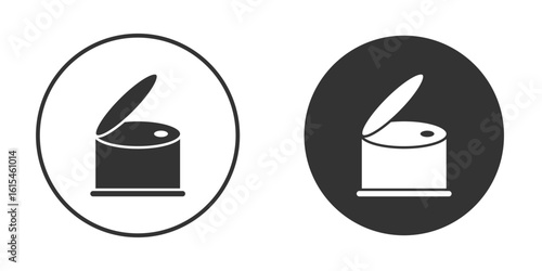 Canned food icon for website design, logo for web and apps.