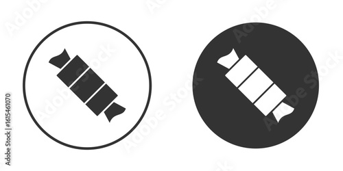 Candy-sweet icon for website design, logo for web and apps.