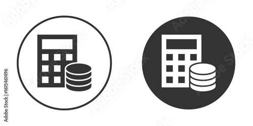 Budget icon for website design, logo for web and apps.