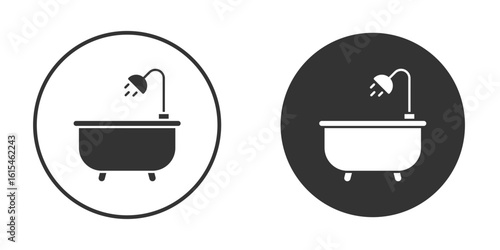 Bath icon for website design, logo for web and apps.