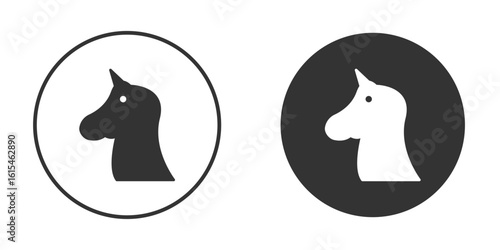 Alicorn icon for website design, logo for web and apps.