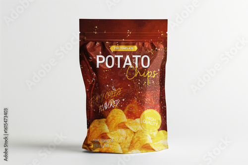 Chips Snack Packaging Pouch Mockup