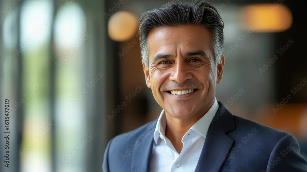 Latin business professional with a confident smile, dressed in a suit and tie. Latin business professional with a confident smile, dressed in a suit and tie.