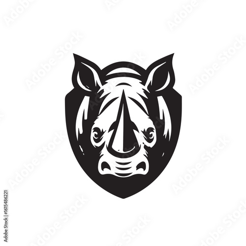 rhino logo vector