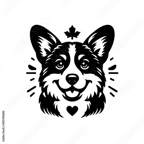 vector illustration of a dog