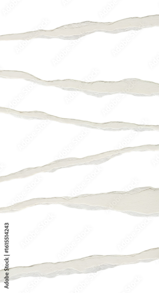 Obraz premium Abstract Illustration Of Torn Paper Strips On A Transparent Background