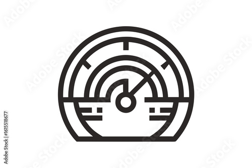 Guided Breathing Circle Icon Calm Relaxation Meter