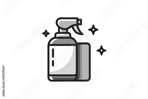 mirror spray wipe cloth icon cleaning reflection clear