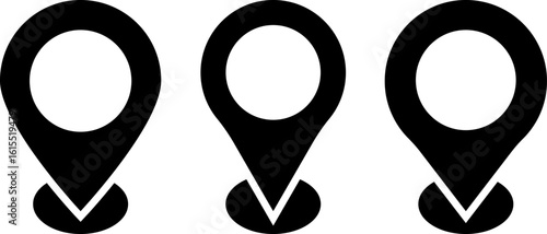 Map pin icons. Map marker pointer icon. GPS location symbol collection. Navigation symbol. Modern map markers. travel destination

