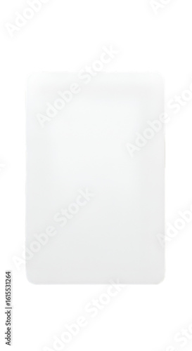 Abstract White Rectangle Isolated On Transparent Background Illustration
