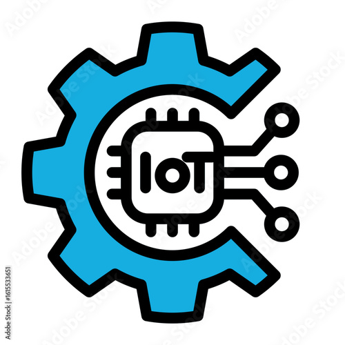 Automation Modernization Tech Icon from Business Opportunity Collection (Outline Color Lineal Style)
