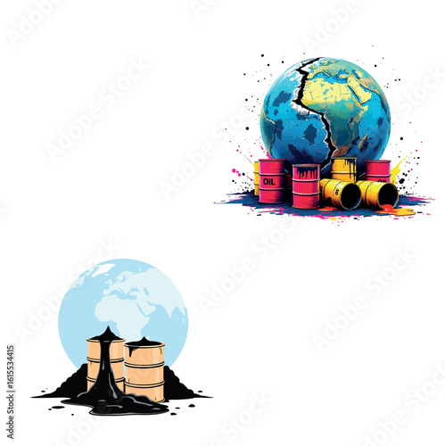Vsai oil spills polluting planet earth and causing environmental damage