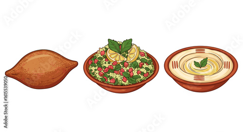 Middle Eastern Appetizers: A Feast for the Senses Visualized