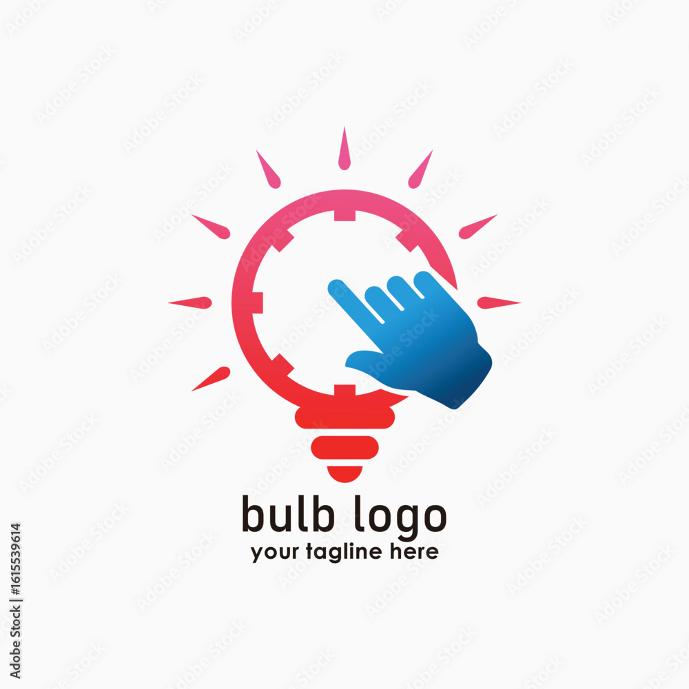 Fototapeta premium smart option logos , technology icon design, bulb logos