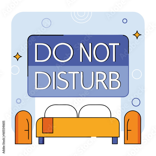 Do Not Disturb Sign – Digital Detox and Focus