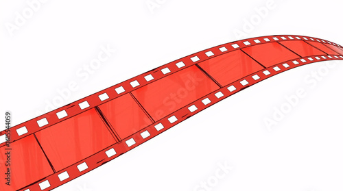 A black and white film strip, symbolizing classic cinema and nostalgic memories.