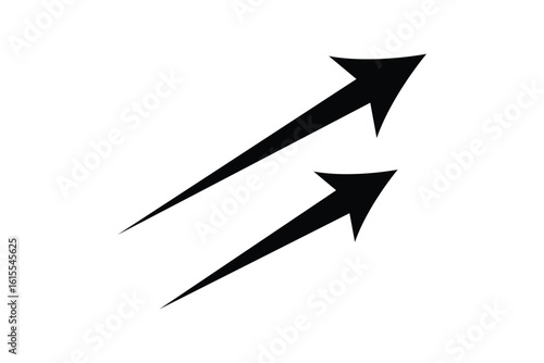 Print Long arrow icon. Long arrow vector icon. Black horizontal long arrow. Straight long arrow vector icon
