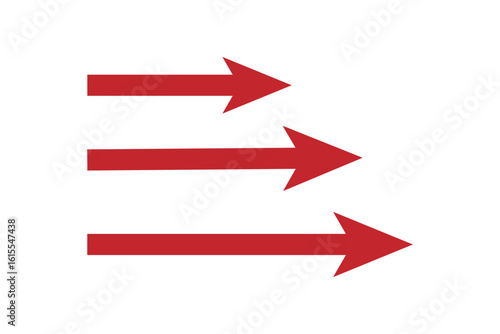 Print Long arrow icon. Long arrow vector icon. Black horizontal long arrow. Straight long arrow vector icon