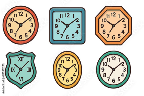 Colored Wall Clock Icon