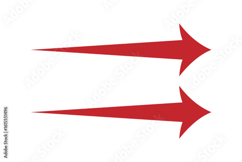 Print Long arrow icon. Long arrow vector icon. Black horizontal long arrow. Straight long arrow vector icon