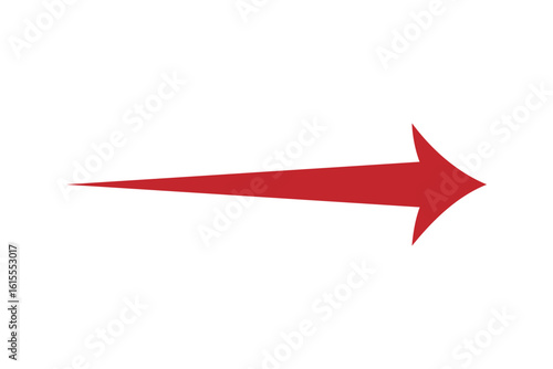 Print Long arrow icon. Long arrow vector icon. Black horizontal long arrow. Straight long arrow vector icon