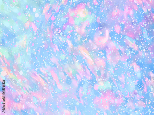 Opal gemstone background. Bright vector abstract pastel background with soft, blurred textures and fluid shapes. Perfect for digital design, print, wallpaper