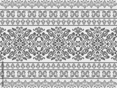 Classic Damask Seamless
Pattern - Vector Illustration for Elegant Textile
Design,Damask,Jacquard loom, Brocade, Satin weave,ethnic, geometric, textile, fabric, motif, retro, 