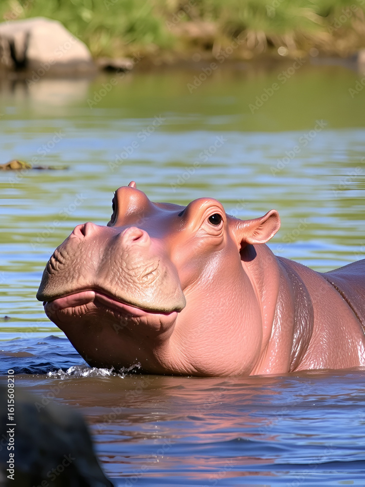 Fototapeta premium hippo 4