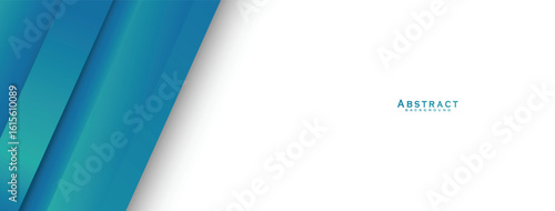 Modern blue abstract web banner background creative design