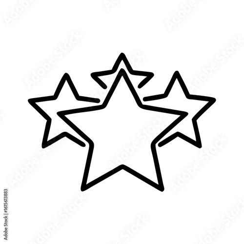 star outline unfilled rating icon design