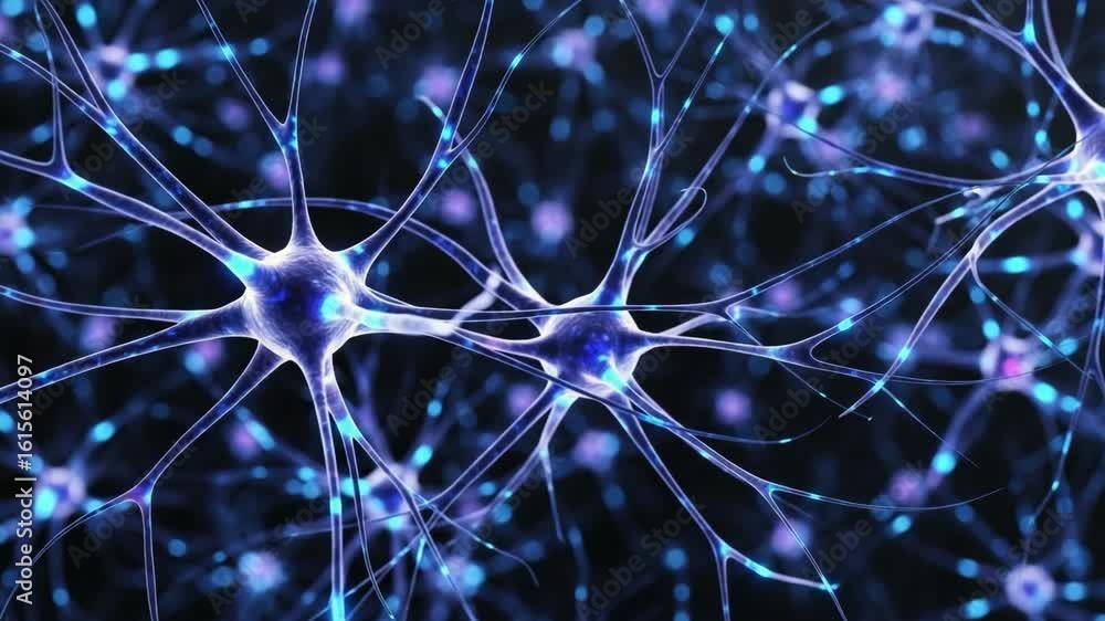 Neurons brain cells neural network synapse nervous system science medical biology anatomy human body