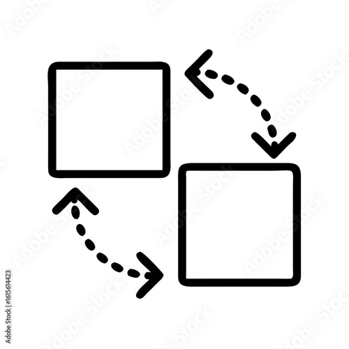 transform resize and rotate icon design