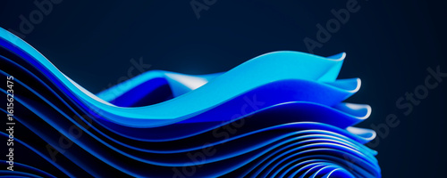 3D Digital Flow Fabric Layers