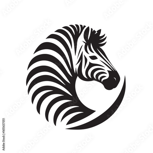 Wallpaper Mural zebra logo vector Torontodigital.ca