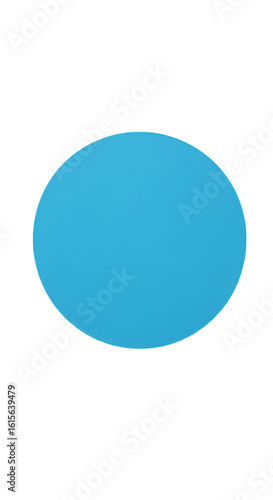 Isolated Abstract Blue Circle Shape On Black Background Illustration