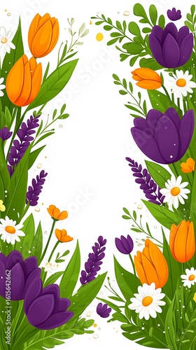 abstract watercolor flower background