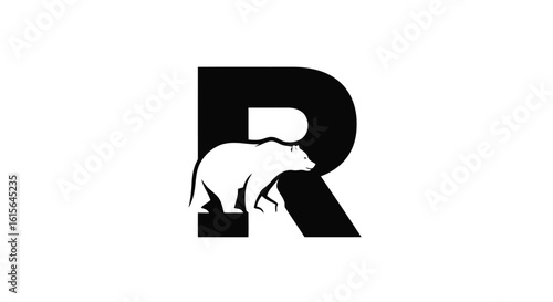 Abstract geometric composition with bold lines and color gradients utilizing helvetica and courier fonts silhouette