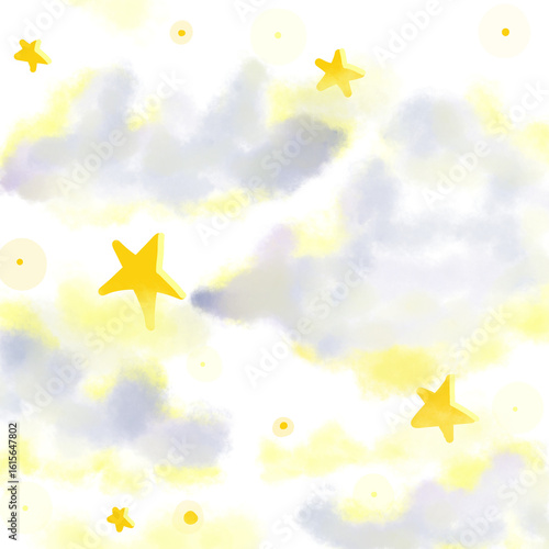 star and clouds
