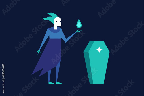 spirit warrior glowing crypt