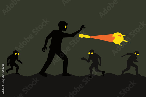 survivor losing flashlight zombies