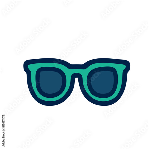 vector glasses icon