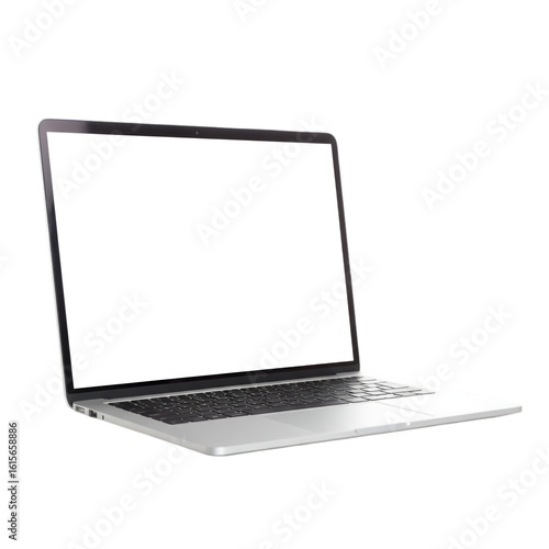 Isolated Modern Laptop Illustration On Transparent Background
