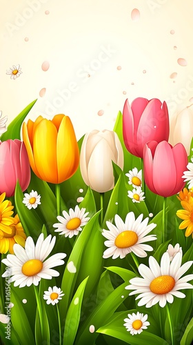abstract watercolor flower background