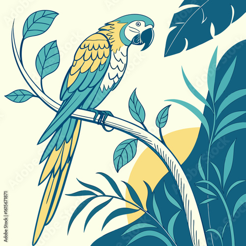 seamless background with birds