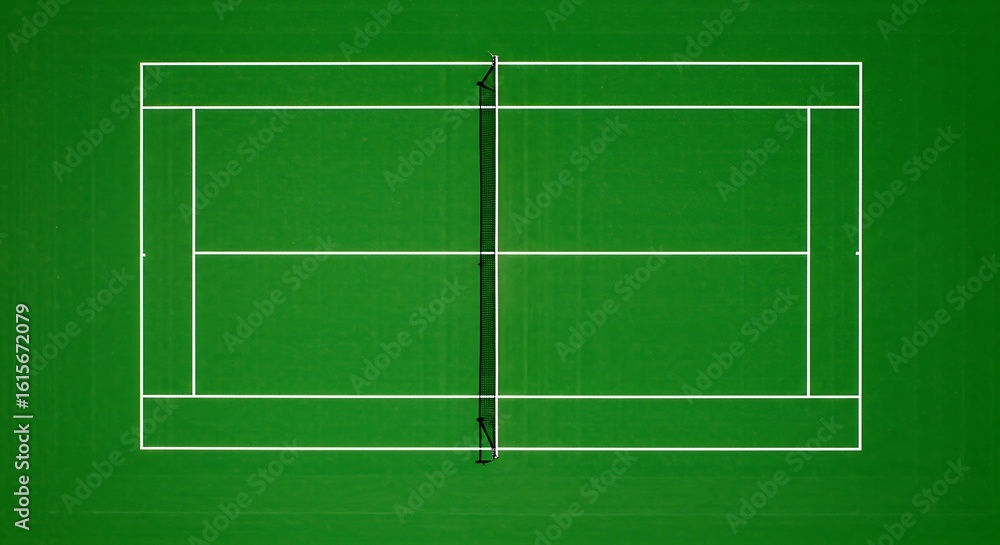 Fototapeta premium green tennis field