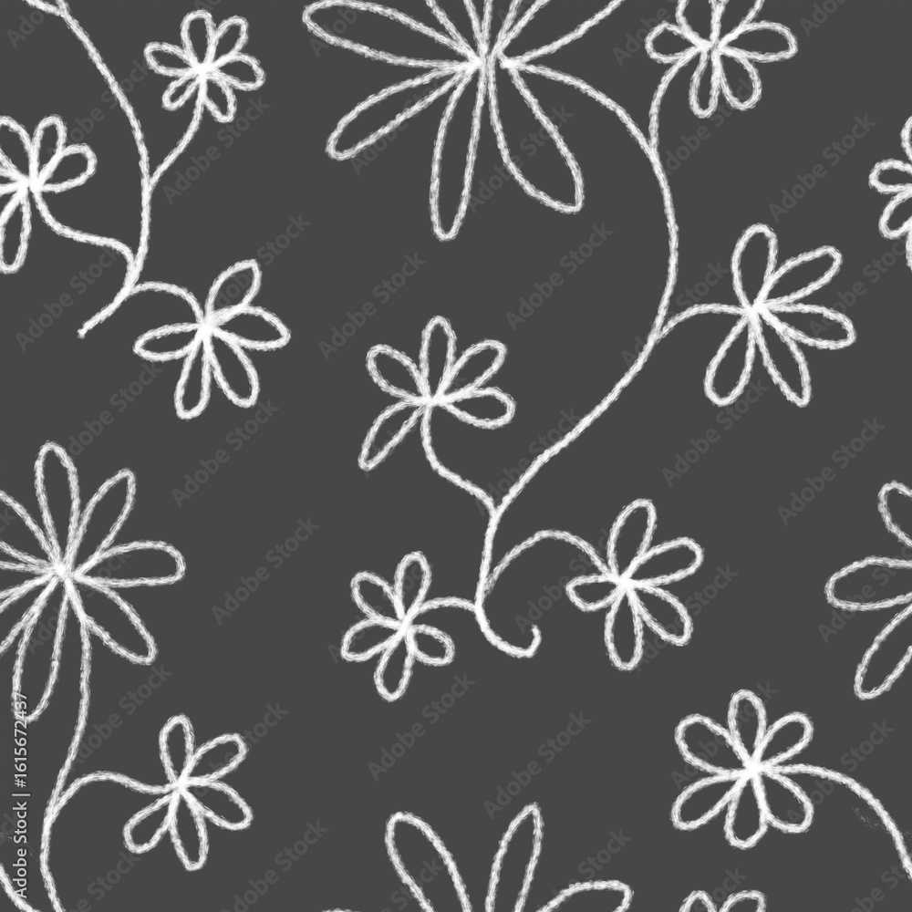 Fototapeta premium seamless floral pattern