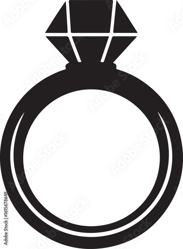 DIAMOND RING SILHOUETTE