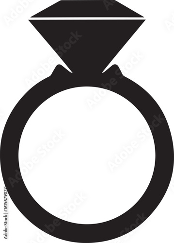 DIAMOND RING SILHOUETTE