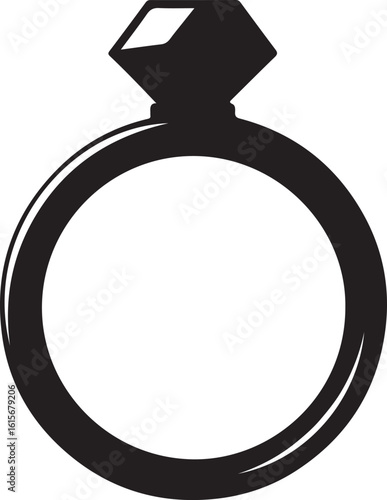DIAMOND RING SILHOUETTE