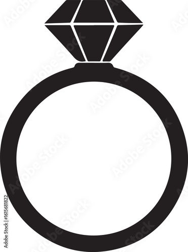 DIAMOND RING SILHOUETTE
